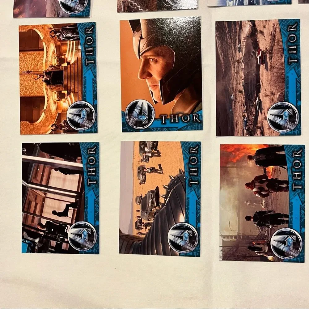 Thor Upper Deck Marvel 2012 The Avengers Assemble trading cards set 46-60, 61-66